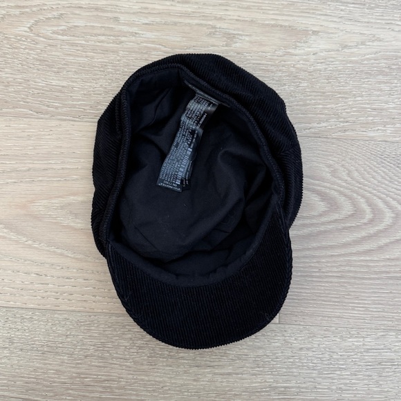 Zara Black Corduroy Hat - Picture 3 of 5